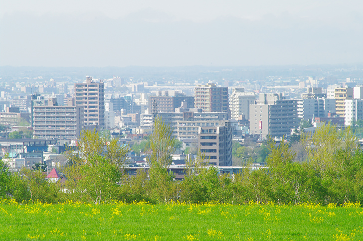 羊ヶ丘展望台から見える札幌市街の商用利用可フリー写真素材338 フォトック