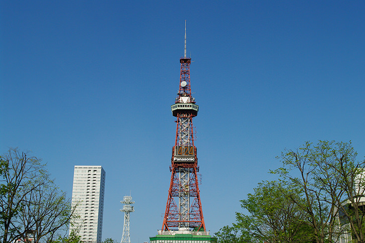 テレビ塔のフリー写真素材