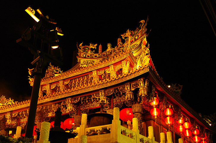 関帝廟(中華街)のフリー写真素材