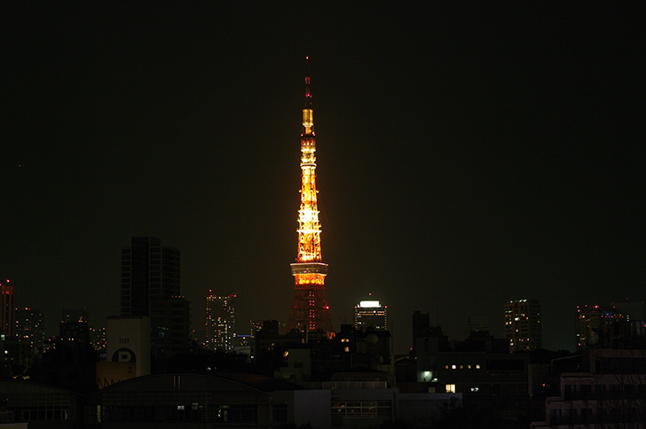 東京タワーと東京夜景の商用利用可フリー写真素材1290 フォトック