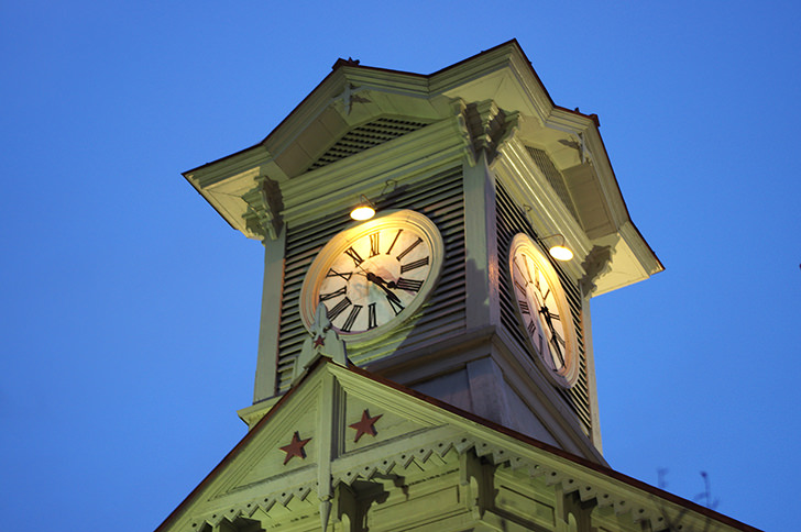 札幌時計台のフリー写真素材