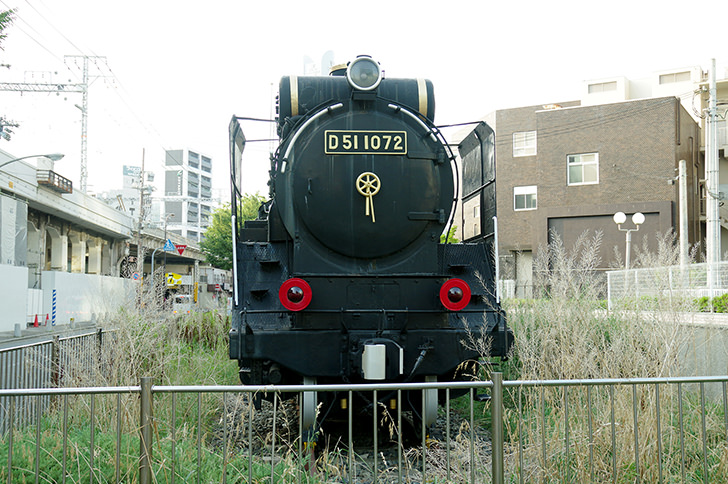 蒸気機関車のフリー写真素材