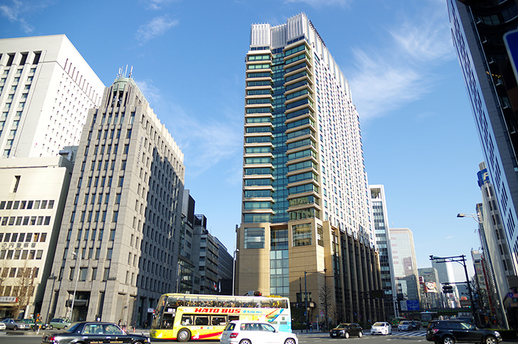 東京の高層ビルのフリー写真素材