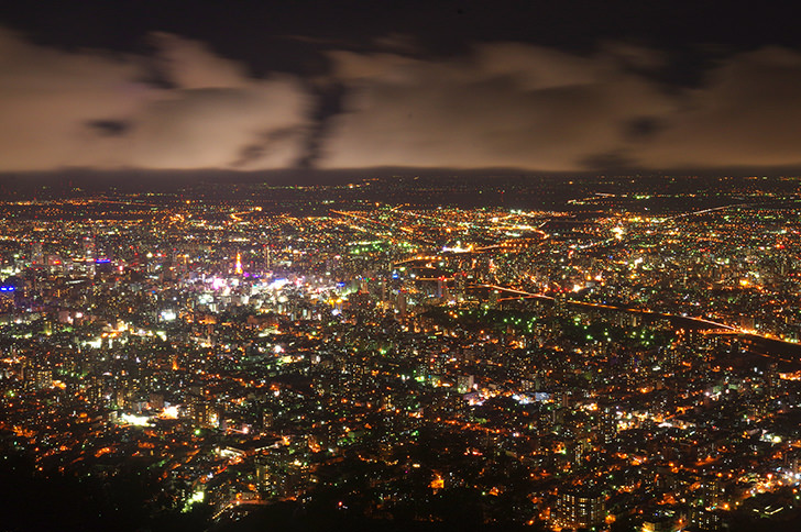 札幌の夜景の商用利用可フリー写真素材2442 フォトック