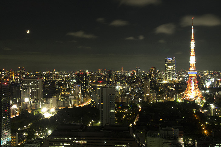 世界貿易センタービルから見た東京タワーの商用利用可フリー写真素材2592 フォトック