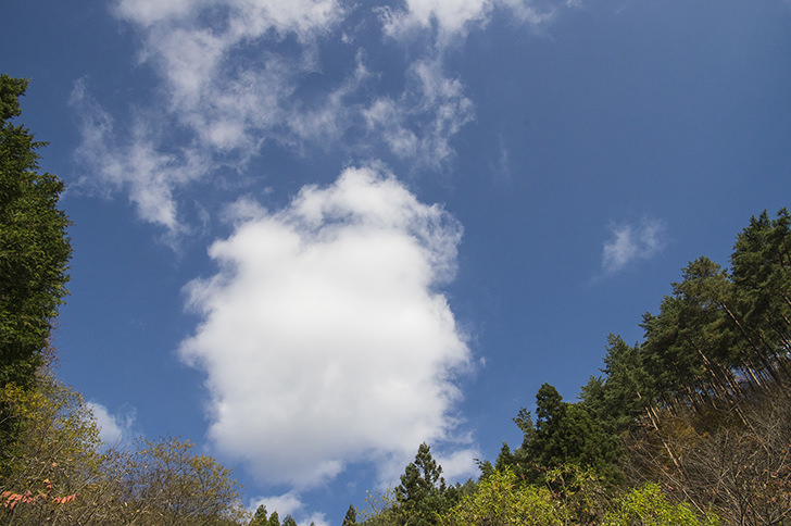 空と雲のフリー写真素材