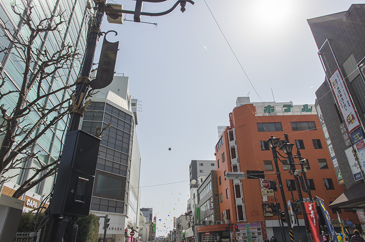 小田原市街のフリー写真素材