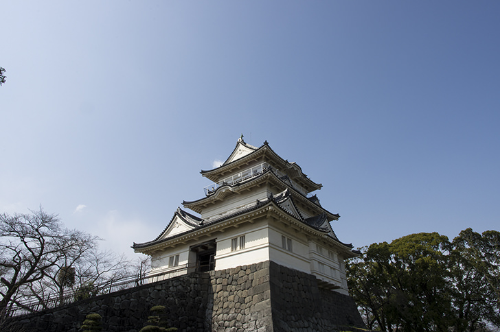 小田原城天守閣のフリー写真素材