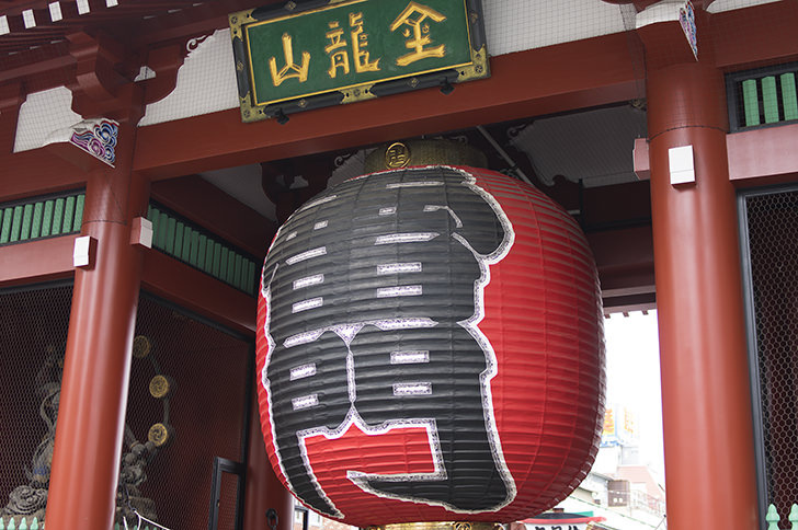 浅草寺の雷門の商用利用可能なフリー写真素材