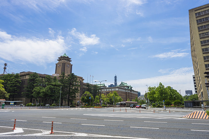 名古屋市役所のフリー写真素材