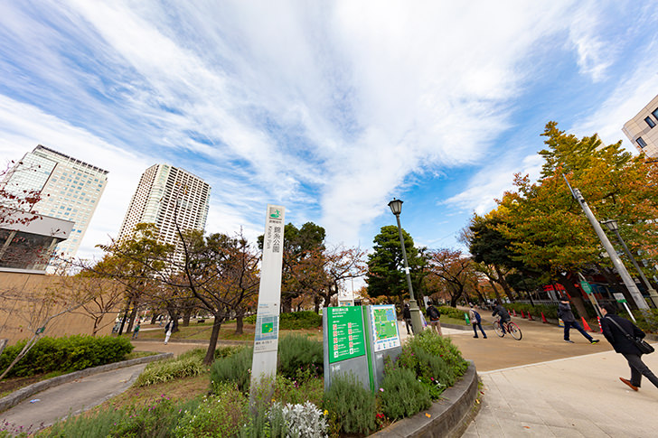 錦糸公園のフリー写真素材
