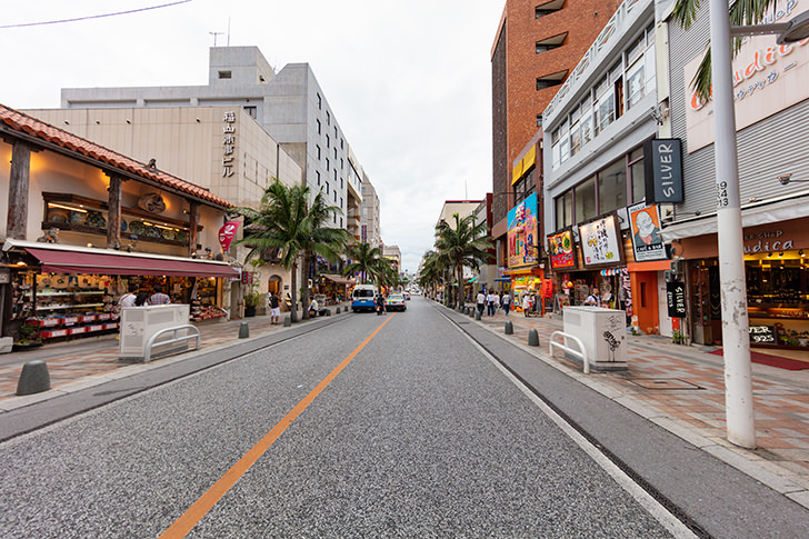 那覇国際通りのフリー写真素材