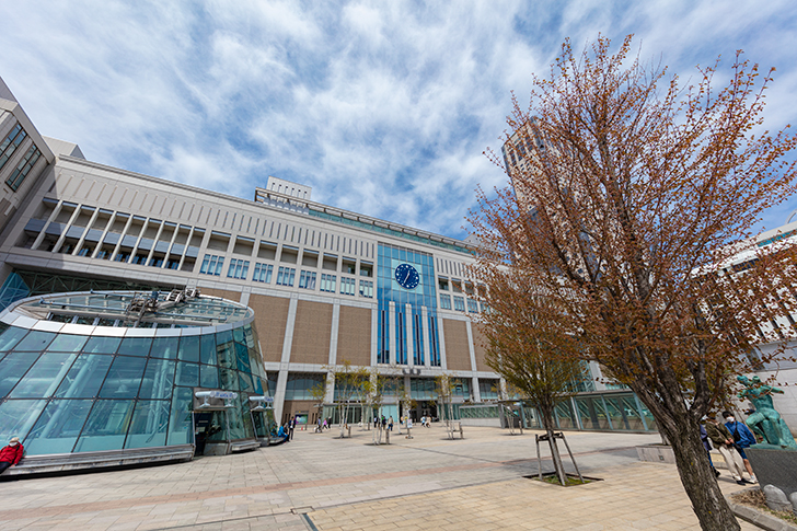 札幌駅のフリー写真素材