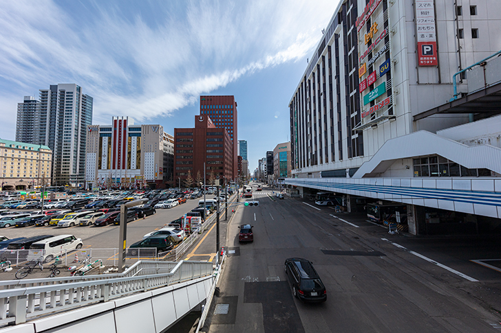 札幌駅周辺のフリー写真素材