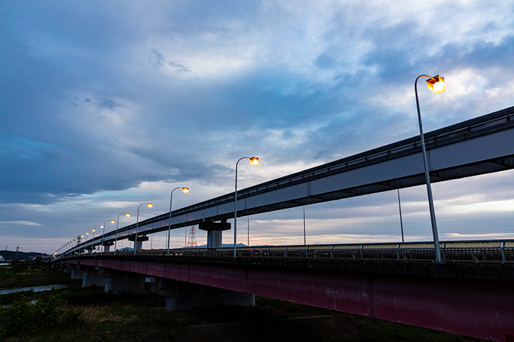 立日橋のフリー写真素材