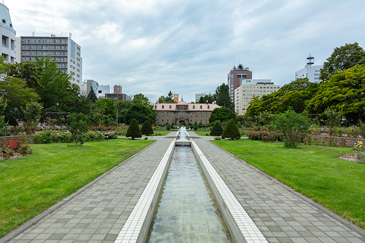 札幌 大通公園のフリー写真素材