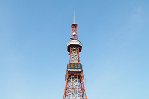 テレビ塔のフリー写真素材