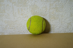 テニスボールのフリー写真素材