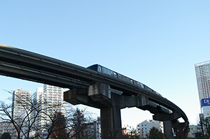 東京モノレールのフリー写真素材