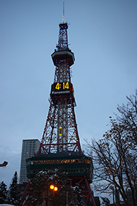 札幌テレビ塔のフリー写真素材