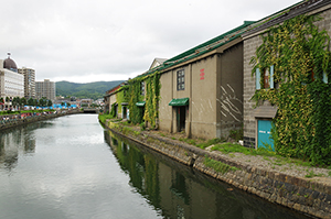 小樽運河のフリー写真素材