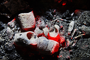 木炭のフリー写真素材