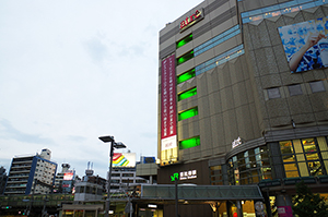 JR恵比寿駅のフリー写真素材