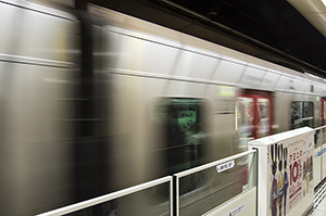福岡市地下鉄空港線のフリー写真素材