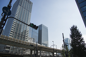 東京駅付近のフリー写真素材