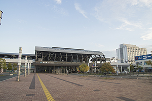 JR高知駅のフリー写真素材