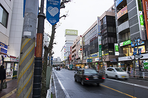 津田沼市街のフリー写真素材