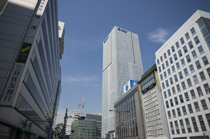 赤坂のビルのフリー写真素材