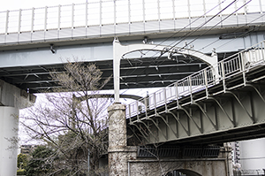 鉄道橋のフリー写真素材