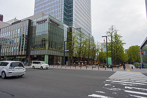 札幌駅前通りのフリー写真素材