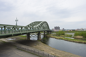 旭橋のフリー写真素材