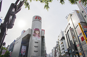 渋谷ショッピング街のフリー写真素材