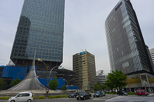 名古屋駅前のフリー写真素材
