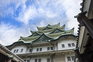 名古屋城天守閣のフリー写真素材