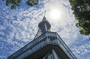 名古屋テレビ塔のフリー写真素材