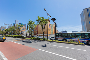 川崎駅東口周辺のフリー写真素材