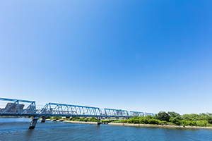 多摩川のフリー写真素材
