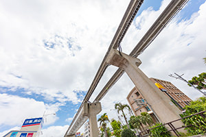 那覇市街のフリー写真素材