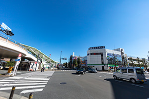 八王子駅南口周辺のフリー写真素材