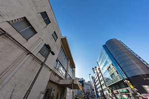 八王子駅周辺 東放射線アイロードのフリー写真素材