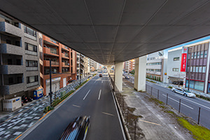 国道17号 中山道 新板橋駅前付近のフリー写真素材