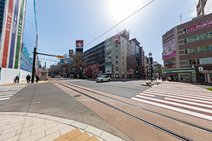 札幌駅前通のフリー写真素材