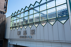 西武鉄道 練馬駅中央北口のフリー写真素材