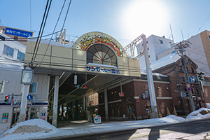 小樽 サンモール一番街のフリー写真素材