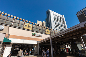 横浜 桜木町駅のフリー写真素材